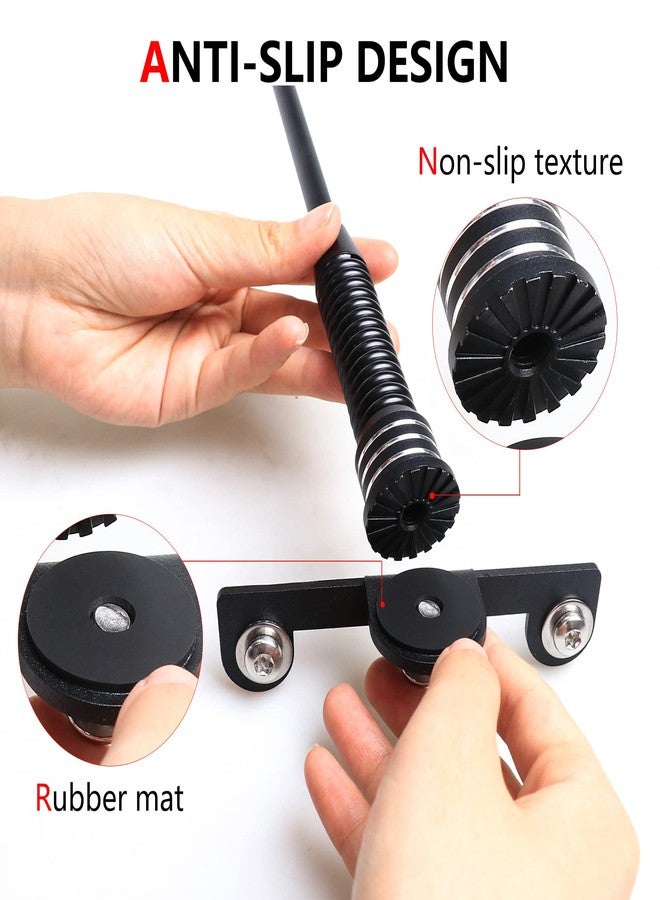 RERPRO Flag with Pole and Mount Holder for 2021 2022 2023 2024 2025 2026 Ford Bronco 2/4 Door Accessories Whip Flag Bracket Hood Trail Sights Side Release Handle Mounting 360° Adjustable Aluminum - Image 5